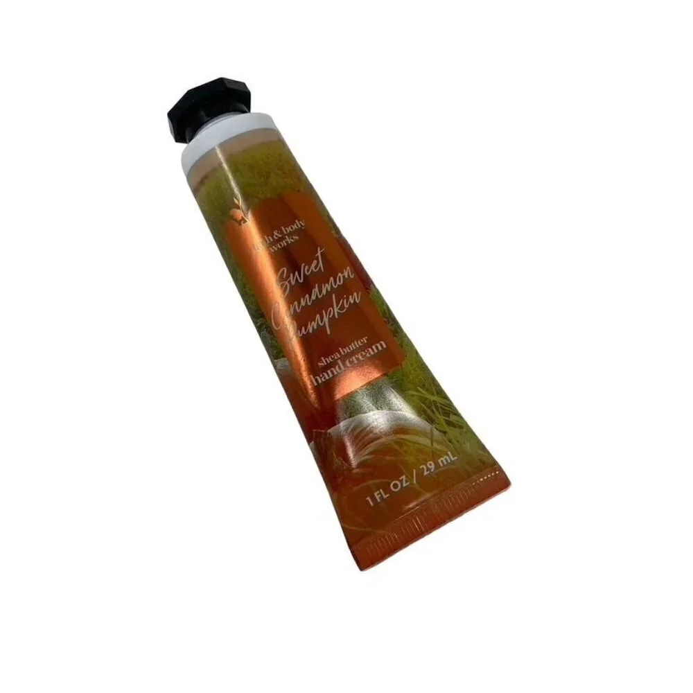 Bath and Body Works Sweet Cinnamon Pumpkin Shea Butter Hand Cream 1.0 Fl Oz 2022